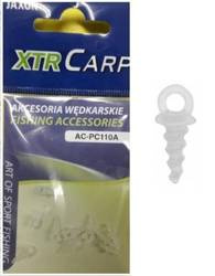 (R) GWINTOWANY ŁĄCZNIK DO PRZYNĘT WŁOSOWYCH, KULEK - PRZEZROCZYSTY 1X10SZT JAXON AC-PC110A